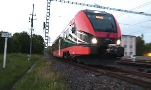 Электропоезд 21Ev-3341 нa ст. Таллин-Балти _ 21Ev-3341 EMU at Tallinn main station