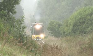 Тепловоз ТУ7A-2994 близ ст. Калниена / TU7A-2994 near Kalniena station