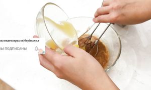 Шоколадный пирог с бананом. Қазақша рецепт. Chocolate cake with banana.