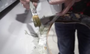 Простой способ убрать сквозную ржавчину часть #2