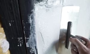 Надёжная ДВЕРЬ из пенопласта год спустя! Модернизация