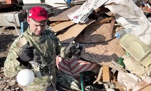 Супер мусорный контейнер, распаковка, Витёк мусорщик.