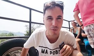 CON NERVIOS DE PUNTA LLEGAMOS A SEMUC CHAMPEY GUATEMALA