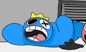 CYAN пение | Garten of banban 4 x Rainbow Friends 2 анимации pt.29