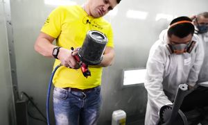 Хитрый способ покраски, нет царапин и обводок