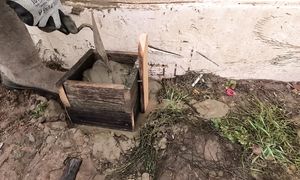 Необычный фундамент для террасы в пол дома!