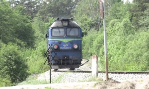 Тепловоз ST44-1219 близ ст. Тракишки / ST44-1219 near Trakiszki station