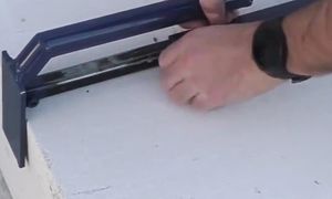 Инструмент для кладки блоков #своимируками #строительство #кладкаблоков