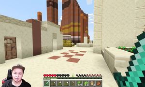 Майнкрафтта Шөл далаға барып өмір сүрдім | Қатты ыстық екен!