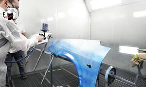 Краскопульт VARIS D 7 обзор+тест супер прозрачным лаком