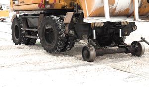 Снегоочистительный экскаватор на ст. Тапа / HR-excavator at Tapa station