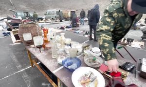 Деньги из мусора, барахолка Минск. Много антиквариата за копейки) мусорщик