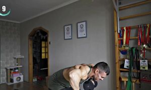 УБЕЙ СВОИ ПЛЕЧИ ЗА 5 МИНУТ!! (Тренировка с Гантелями)