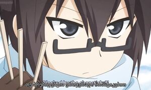 Acchi Kocchi - Episode 03 - The Relentless Snowball Fight ⇔ Cooking Class
