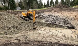 My Homestead Pond is Taking Shape - My Homestead (ep. 4)