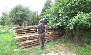 ГАДЮКИ ДОСТАЛИ! УТРОМ ЗАШЕЛ в САРАЙ и ОХРЕНЕЛ! ЖИЗНЬ в ГЛУХОЙ ДЕРЕВНЕ в ЛЕСУ. №315