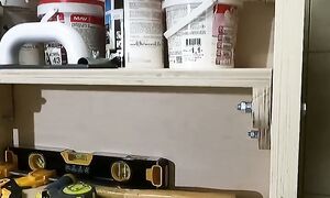 Стеллаж - Верстак ТРАНСФОРМЕР! В гараж или мастерскую своими руками! #shorts #woodworking #diy