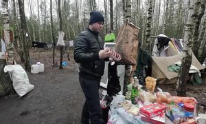 ЛЮДИ ЛЕСА. Отмечаем Новый год  часть 1. МУСОРЩИК