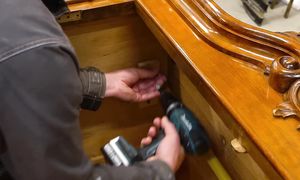 Wardrobe with abnormal problems  restoration