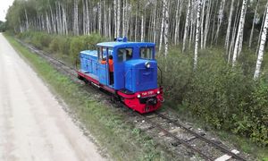 Тепловоз ТУ4-1781 в музее Лавассааре  TU4-1781 at Lavassaare museum