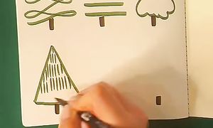 6 ЛЕНИВЫХ ЁЛОЧЕК ДЛЯ ОТКРЫТКИ И НЕ ТОЛЬКО