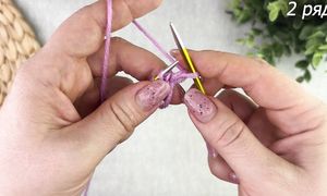 НЕ УЗОР, а СКАЗКА! Яркий и необычный узор спицами! Вязание спицами для начинающих