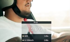 Замер Zeekr 001 FR на 14 мили #kolesakz #zeekr #001 #fr #dragrace