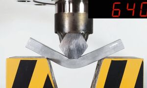 HYDRAULIC PRESS VS VERY DURABLE MATERIALS