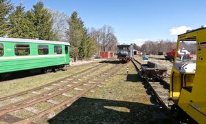Запуск и манёвры мотовоза ЭСУ-2а-247 _ ESU-2a-247 engine start and shunting