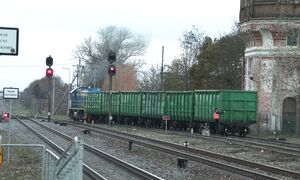 Tепловоз ТЭМ2-688 на ст. Раквере _ TEM2-688 at Rakvere station