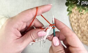 О Боже! Вы обалдеете, когда увидите этот необычный узор спицами! Вязание спицами для начинающих