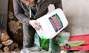 Исправили отопление теплицы и теперь экономлю дрова