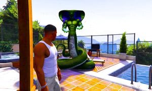 ЗОМБИ ЖЫЛАН ФРАНКЛИНДІ ЖЕП ҚОЙДЫ (GTA V)