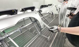 Переход на трёхслойке перламутре, просто, курсы автомаляра ОНБ