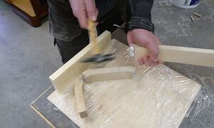 I spent 2 weeks restoring this chair