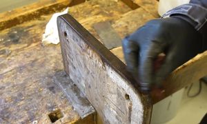 I restored almost rotten flowerstand from 1930