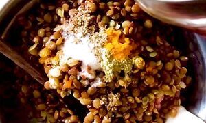 Голубцы из чечевицы вместе с мясом #рецепт