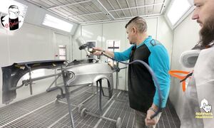 Покрасить СЕРЕБРОМ легко, работаем
